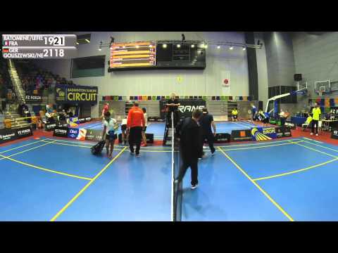 Batomene / Lefel vs Goliszewski / Nelte (WD, 1/4 Final) - 2015 Czech International