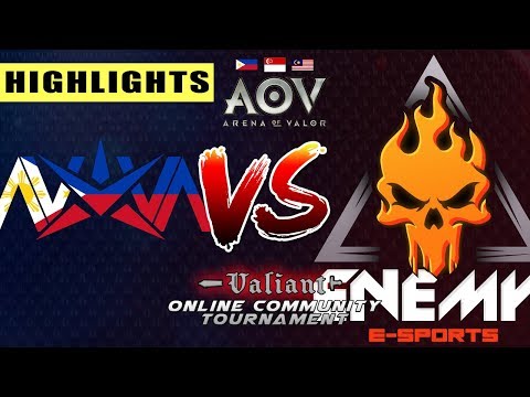 Nova S vs. Enemy E-Sports Electric - Round 1 - Highlights - AOV Valiant Online Community Tournament