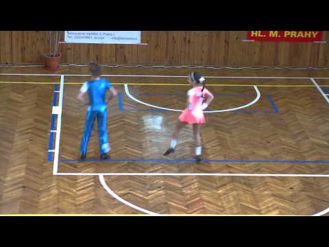 Adam Matula a Julie Procházková, ktg: žáci - 5.místo