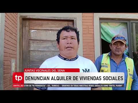 Denuncian alquiler irregular de viviendas sociales en El Sena
