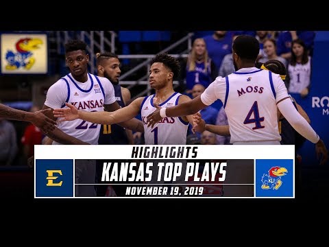 No. 4 Kansas Basketball Top Plays vs. East Tennessee State (2019-20) | Stadium