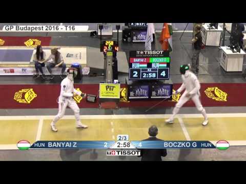 FE M E Individual Budapest GP 2016 T16 08 yellow BANYAI HUN vs BOCZKO HUN