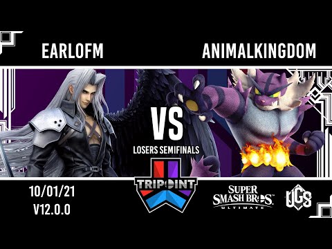 Tripoint Smash 114 - Losers Semifinals - EarlOfM(Sephiroth) Vs. AnimalKingdom(Incineroar)