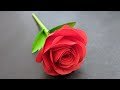 DIY - Rose Flower From Paper ? How To Make | Paper Rose | Paper Flower