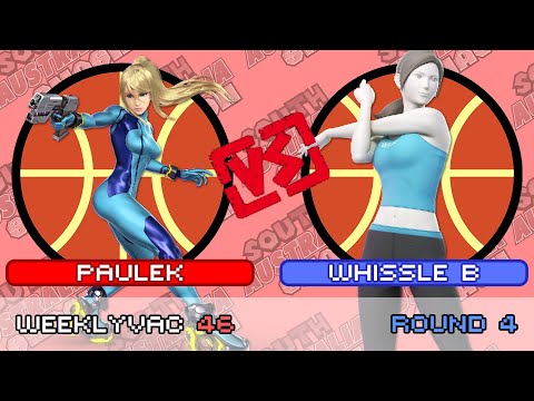 WeeklyVac 46 - SSBU - Paulek (Zero Suit Samus) vs Whissle B (Wii Fit Trainer)