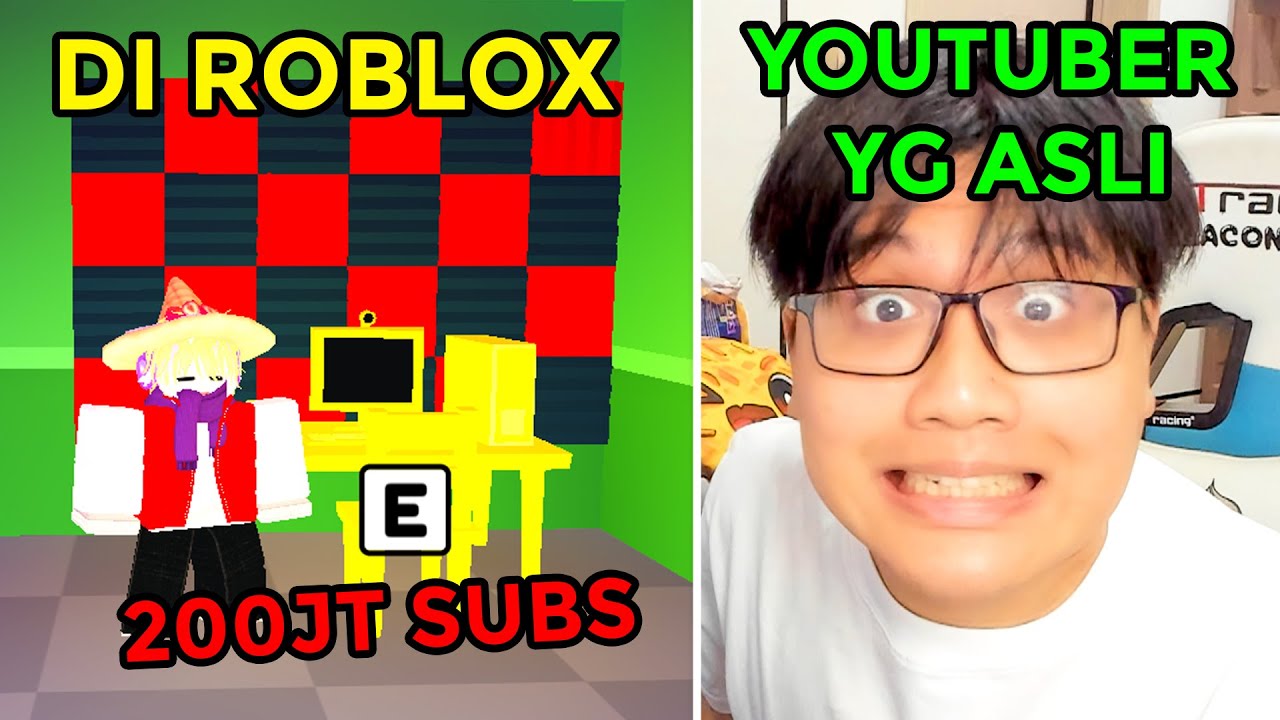 Apakah Youtuber Asli Ini Bisa Menjadi Youtuber Nomor 1 di Roblox?!