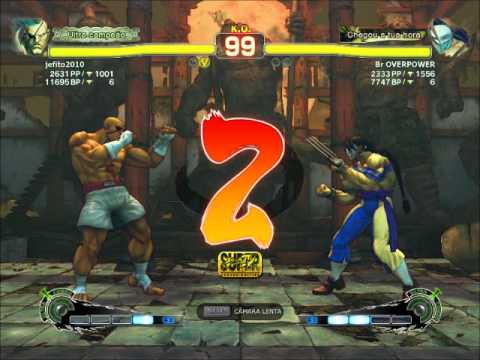 Jefito2010 (SAGAT) vs OVERPOWER (CLAW) - SSF4AE PC