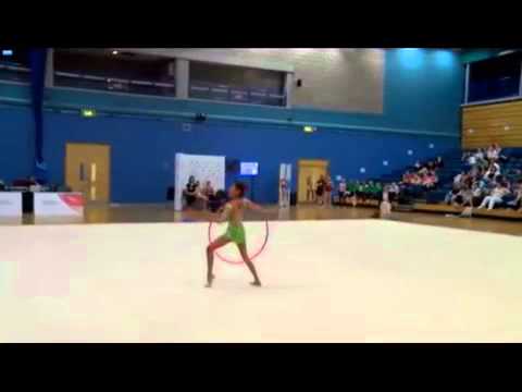 Azra Dewan- Hoop- U11- 2014 British Championships