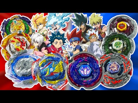 4 SEASON BLADERS vs BURST BIG 5 | CROSSGEN | METAL FIGHT BEYBLADE 4D vs BEYBLADE BURST