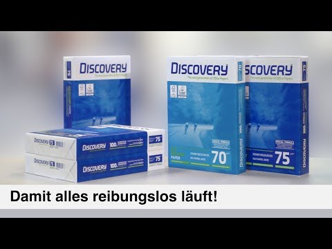 Artikelvideo 1 für DISCOVERY Kopierpapier DISCOVERY DIN A4 70 g/qm 500 Blatt, Artikelnummer 559617