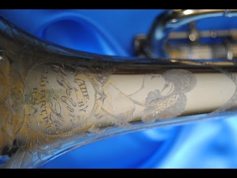 C.G. Conn New York Symphony 1924 - Silver Plate - Antique Professional (22B) - Originally so popular they changed the 22B to the econo/student model image 7