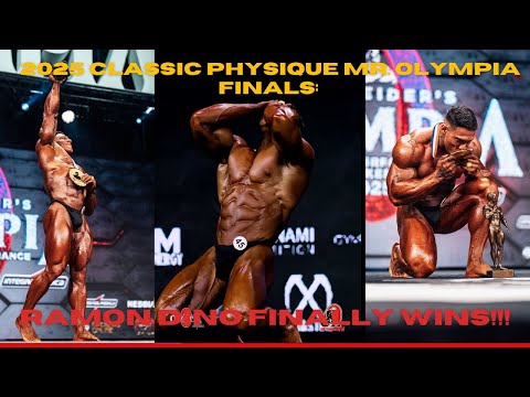 2025 Classic Physique Mr. Olympia Finals: Ramon Dino Finally Wins!!!