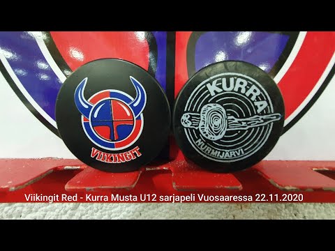 Viikingit Red - Kurra Musta U12 sarjapeli Vuosaaressa 22.11.2020