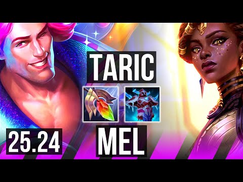 TARIC & Jhin vs MEL & Miss Fortune (SUP) | KR Master | 25.24