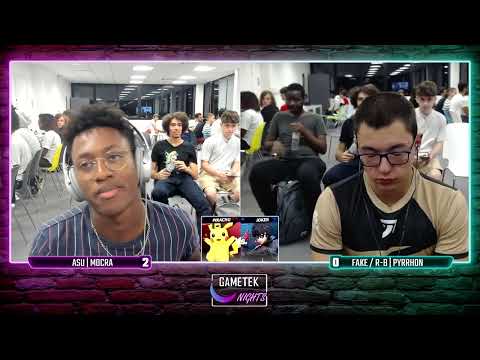 Gametek Nights S3 #2 Losers Quarter - ASU | Mocra (Pikachu) Vs. | Pyrrhon (Steve,Joker,Mario)