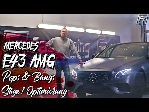 Mercedes Benz E43 AMG Tuning | Stage 1 Optimierung + Pops & Bangs | FastTuning