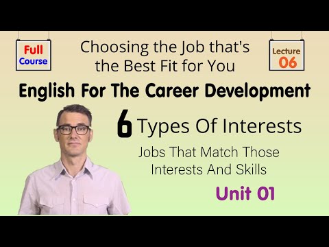Choosing the Job that s the Best Fit for You Lecture 06 Career Development course English Tutorial