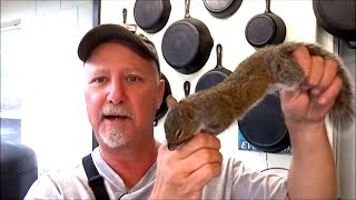 BEST WAY TO CLEAN AND COOK SQUIRREL Cast Iron Cooking