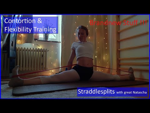 Contortion Yoga Training by Flexyart 239: Straddles with Natascha - For Pole, Ballet, Dance, Fitness