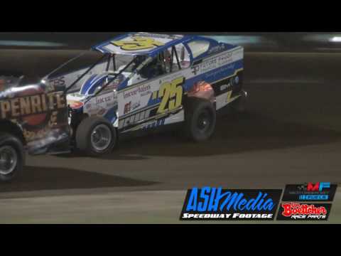 V8 Dirt Modifieds: Australian Title Heat Race Highlights Night 2 - Apr 2017 - Rockhampton Speedway