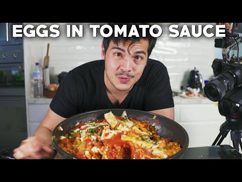 Shakshuka Eggs Recipe (Eggs in Tomato Sauce Best Breakfast)