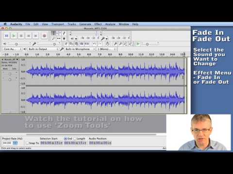 14 How to Fade In Fade Out - Video Guide to Audacity
