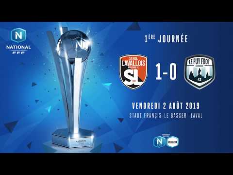 J1: Stade Lavallois - Le Puy Foot 43 (1-0), le résumé I National FFF 2019-2020