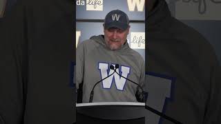 Coach O'Shea on leadership from the O-Line