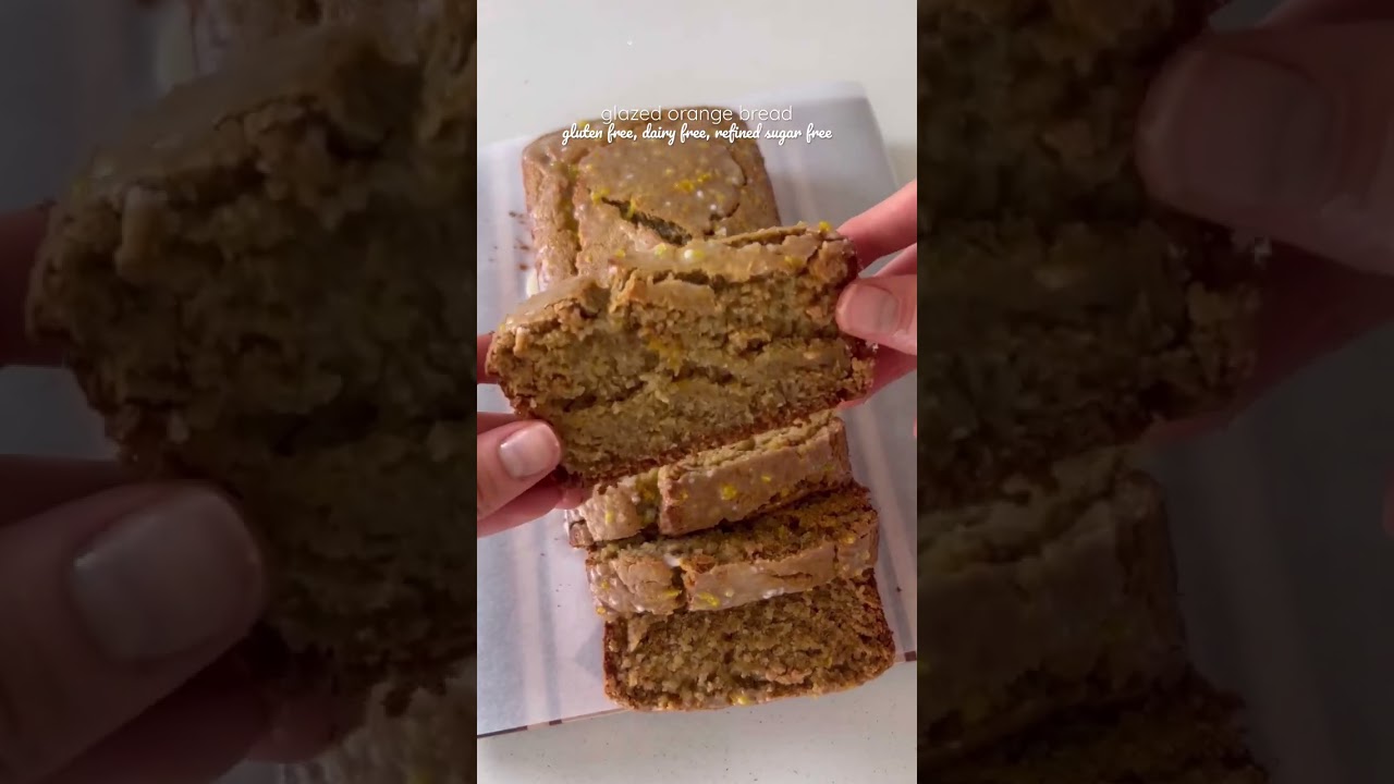 glazed orange bread #shorts