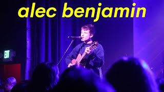 ALEC BENJAMIN Live Performance