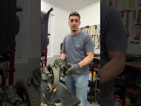 Limpeza interna motor cadeira motorizada E4 Ortobras