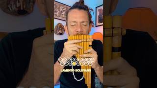 Tutorial LAMENTO BOLIVIANO / Enanitos Verdes - Notas en Zampoña #zampoña #flutetutorial