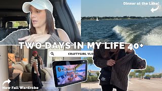 Day in My Life in my 40s | Dollar Tree Shopping for Halloween, Craft Room Reset & Lake Night 🌊