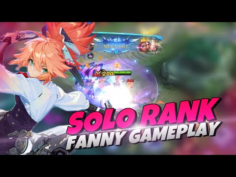 SOLO RANK FANNY GAMEPLAY | RIP MMR FANNY UDAH HAMPIR MENANG MALAH KENA COMEBACK | SOLO RANK KERAS