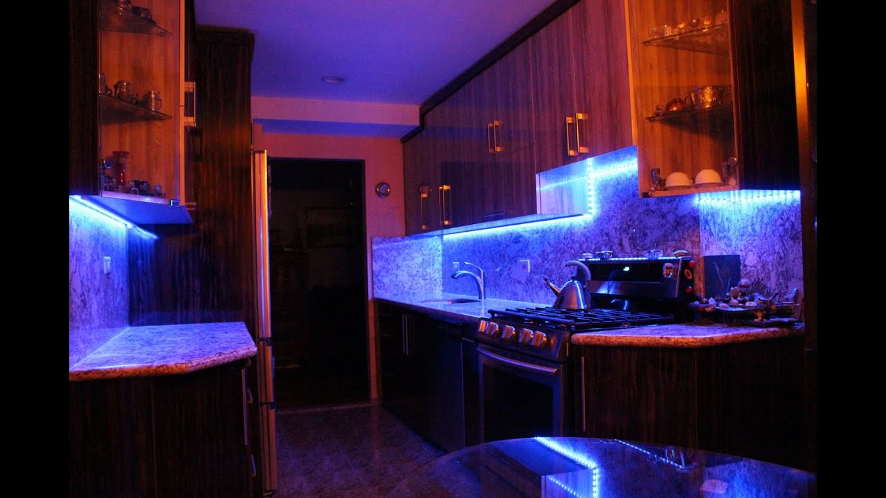 How To Install LED Strip Lights Under Kitchen Cabinets (Under Cabinet LED Lighting) DIY
