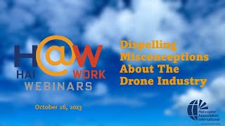 HAI@Work: Dispelling Misconceptions about the Drone Industry