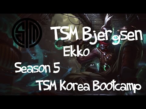 TSM Bjergsen (Korea Bootcamp) - Ekko 에코 Mid Lane - 8/3/6 - Korea KR Solo Queue