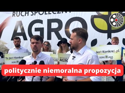 Michał Kołodziejczak: politycznie niemoralna propozycja premiera
