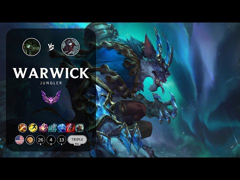 Warwick Jungle vs Kayn - NA Master Patch 13.10