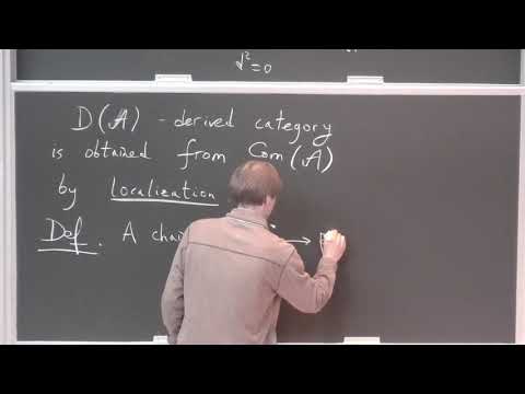 1. Derived categories  (Alexander Polishchuk)