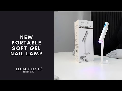NEW PORTABLE PORTABLE SOFT GEL NAIL LAMP 🔦 │ LEGACY NAILS