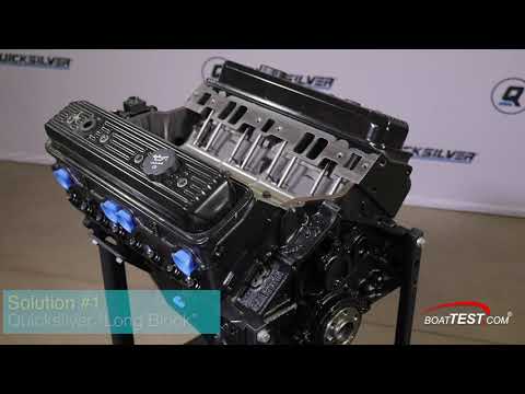 Quicksilver Long Block and Crate Engines (2019-) Review Video - By BoatTEST.com