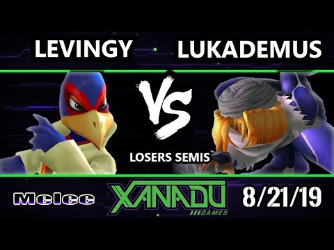 S@X 316 SSBM - Lukademus (Sheik) Vs. Levingy (Falco) Smash Melee Losers Semis