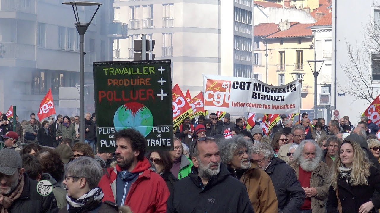 Retraites : 8e journée de manifestation au Puy-en-Velay, le 15/03/23