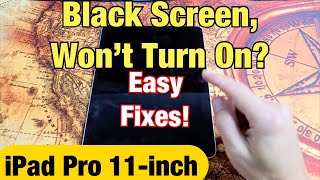 iPad Pro 11in: Black Screen, Won