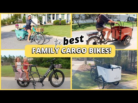 BEST FAMILY ELECTRIC CARGO BIKES REVIEWED! Madsen vs Radio Flyer vs Bunch vs Ferla Bucket Bikes!