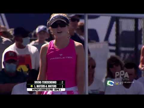 Anna Leigh Waters/Leigh Waters Vs Jessie Irvine/Irina Tereschenko - PPA Florida Women's Doubles Pro