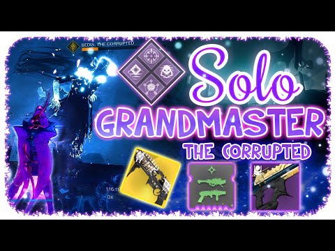 Solo 1370 Ordeal Grandmaster Nightfall Hunter - The Corrupted - Destiny 2 - Commentary
