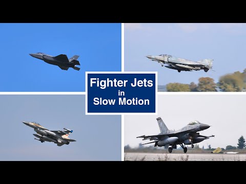 Iniohos Exercise at Andravida Air Base: Combat Jet Aircrafts in Slow Motion