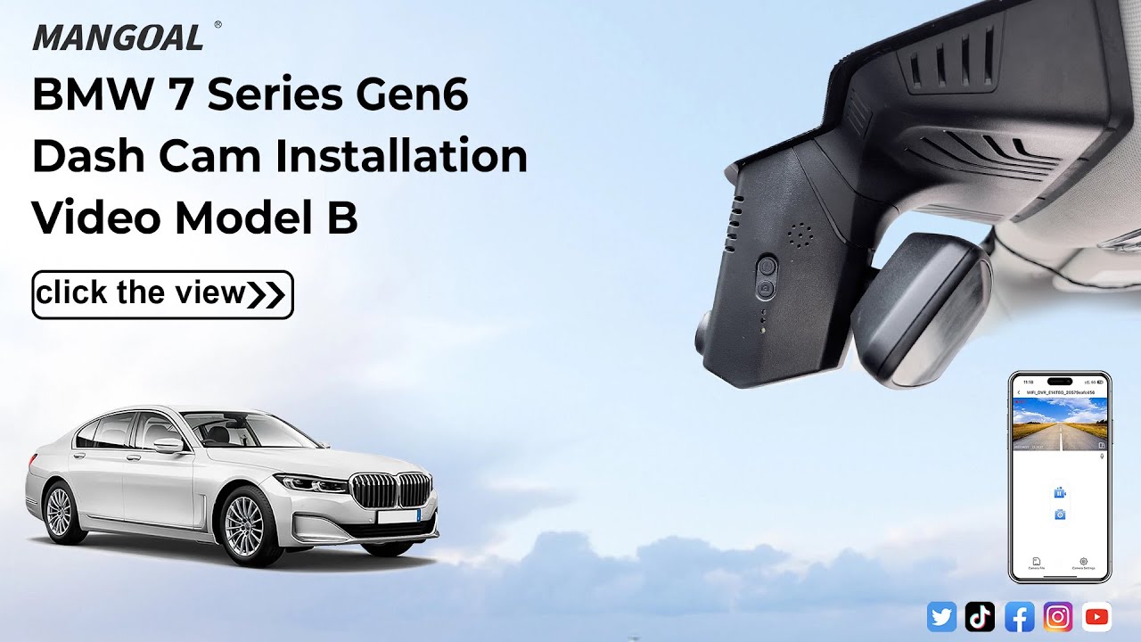 BMW 7 Series Gen6 (2016-2022) Dash Cam Install Guide | Model B 008C